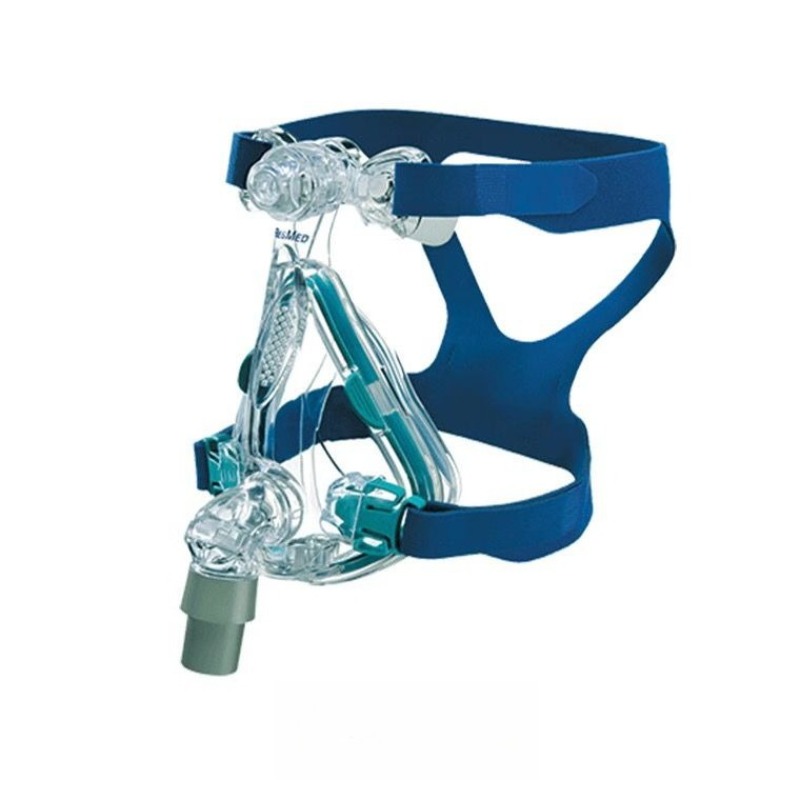 Silicone Mask Bracket - Máscara Facial Completa para Ventilador, Antirronco