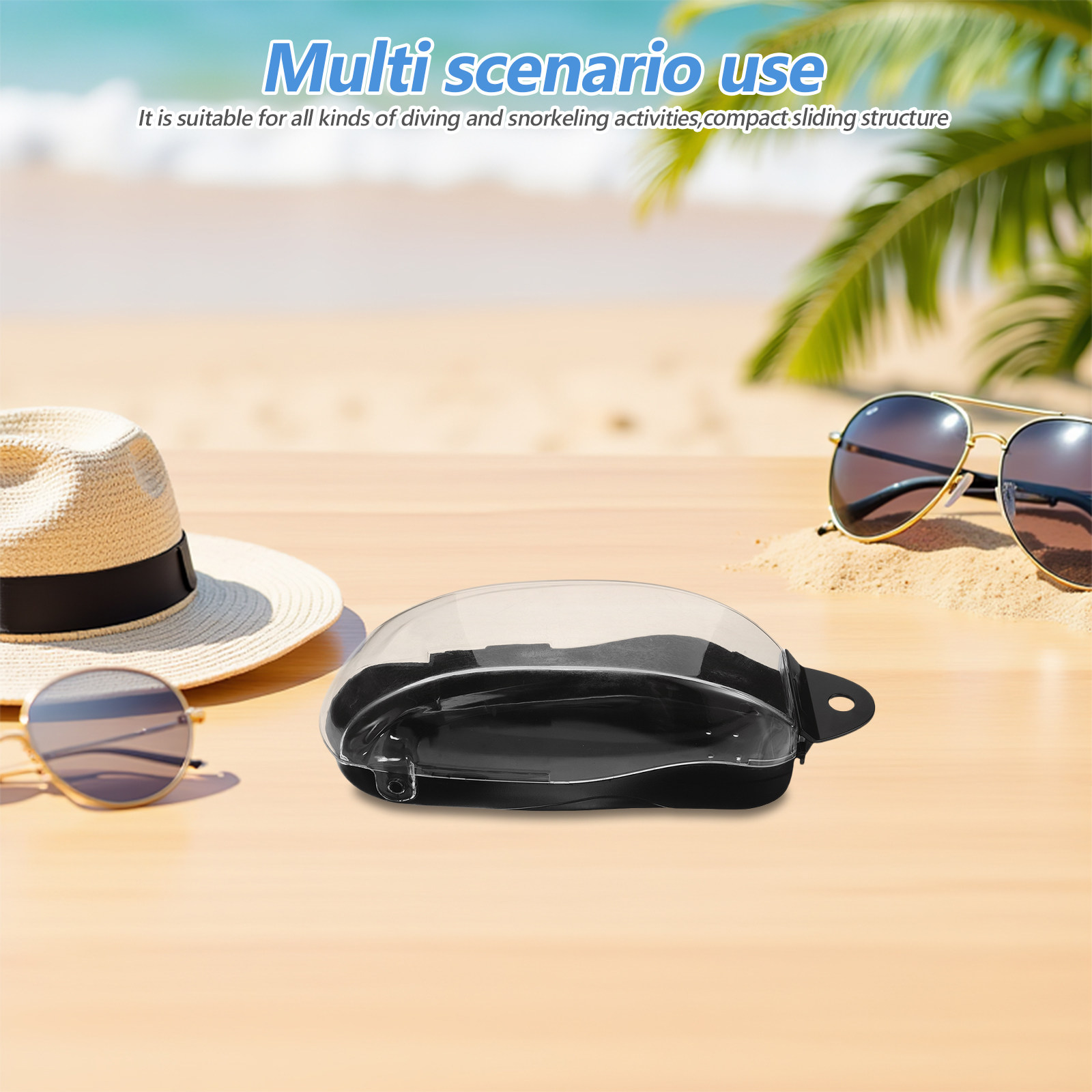 Mask Case Hard Shell - Estojo para Máscara de Snorkeling, Caixa