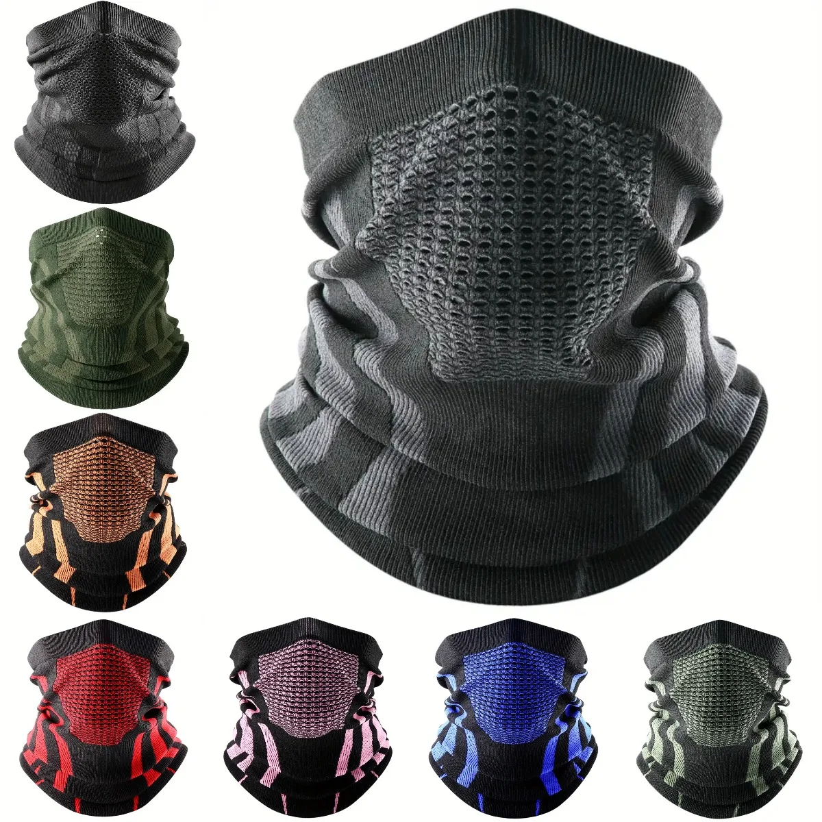 Sports Mask Breathable - Cores inverno respirável confortável cachecol de