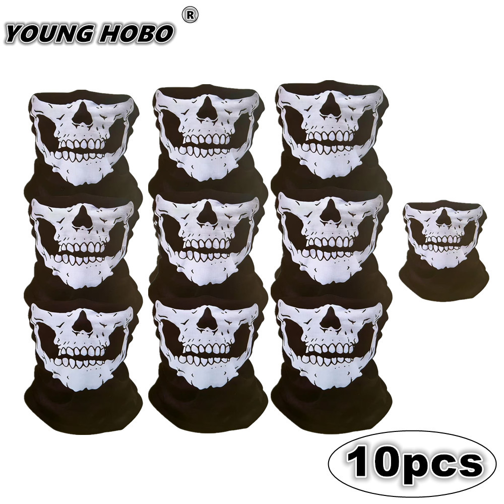 Sports Mask Breathable - 10 Peças Balaclava de Motocicleta com