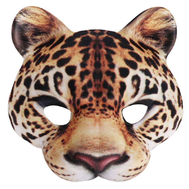 Respirator Half Face - Máscara leopardo para festa, fantasia leopardo,