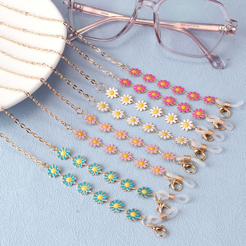 Mask Chain Holder - Correntes de óculos de flores elegantes