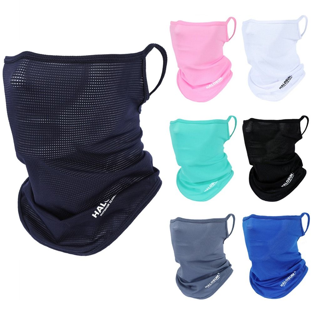 Sports Mask Breathable - Verão gelo seda proteção solar bicicleta