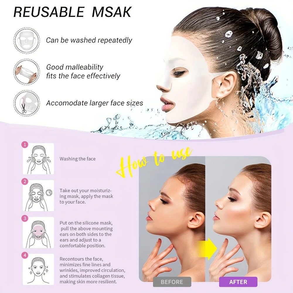 Suporte de Máscara Facial de S - Silicone Mask Bracket avaliação e preço