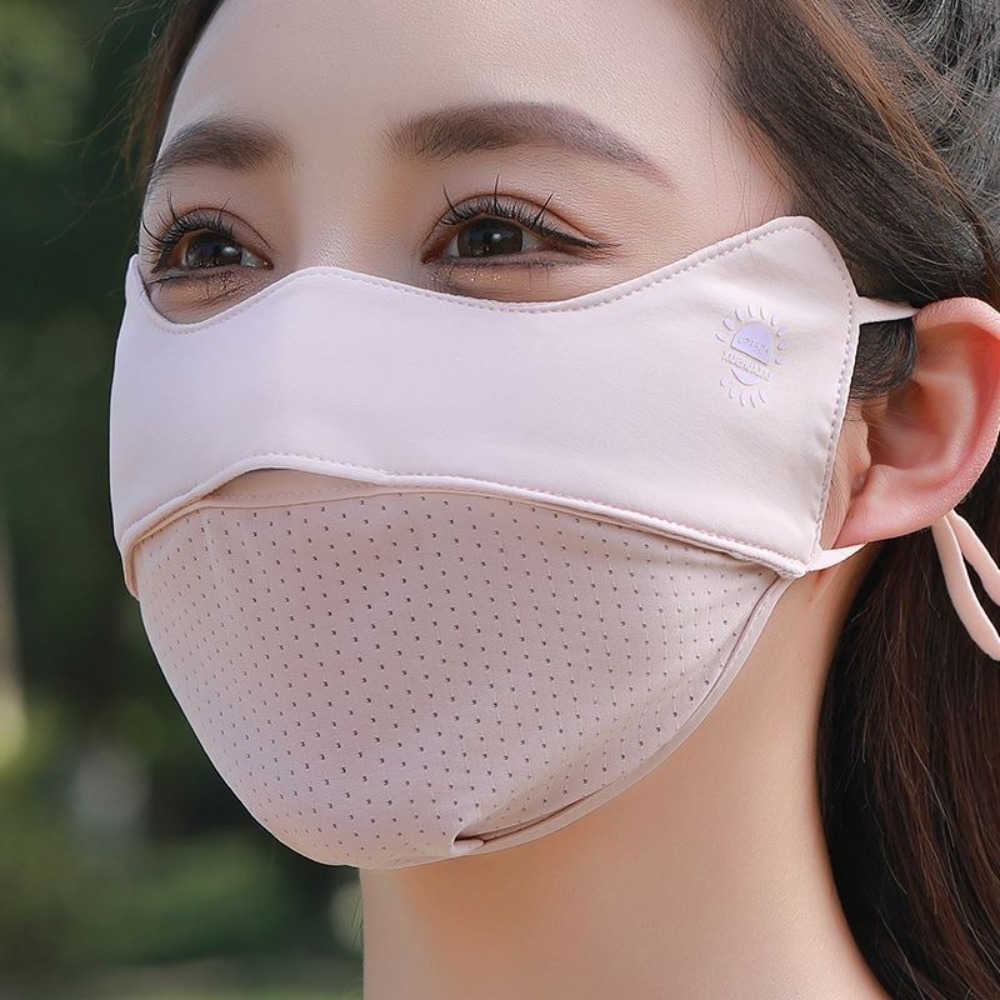 Nova máscara de seda gelo resp - Cloth Face Mask Washable avaliação e preço