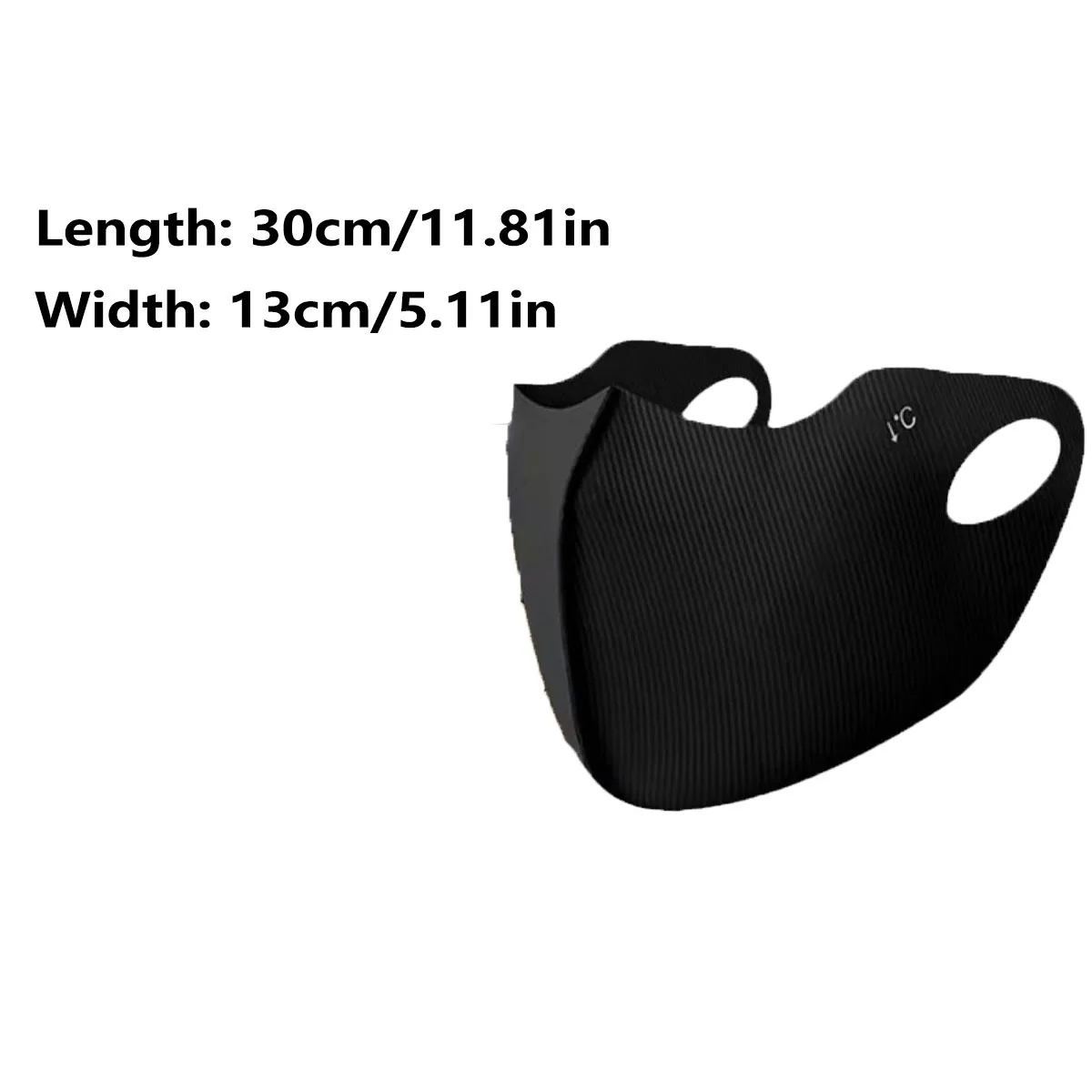 Máscara de Seda Gelada com 5 C - Cloth Face Mask Washable avaliação e preço