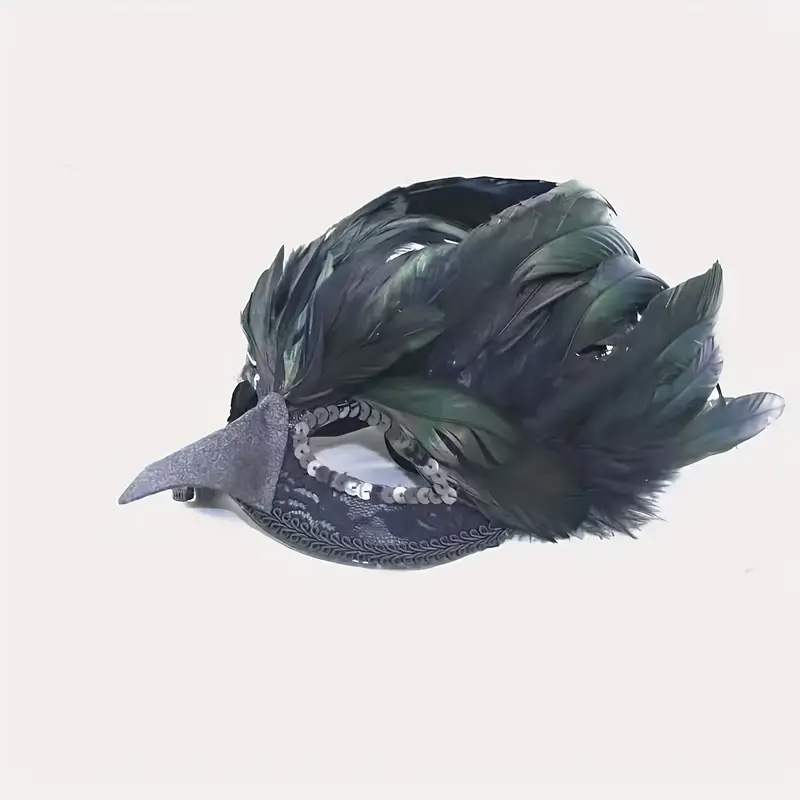 Pena preta corvo meia máscara  - Respirator Half Face avaliação e preço