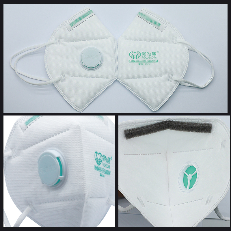 30 pcs/box powecom protetor kn - Face Mask Storage Box avaliação e preço
