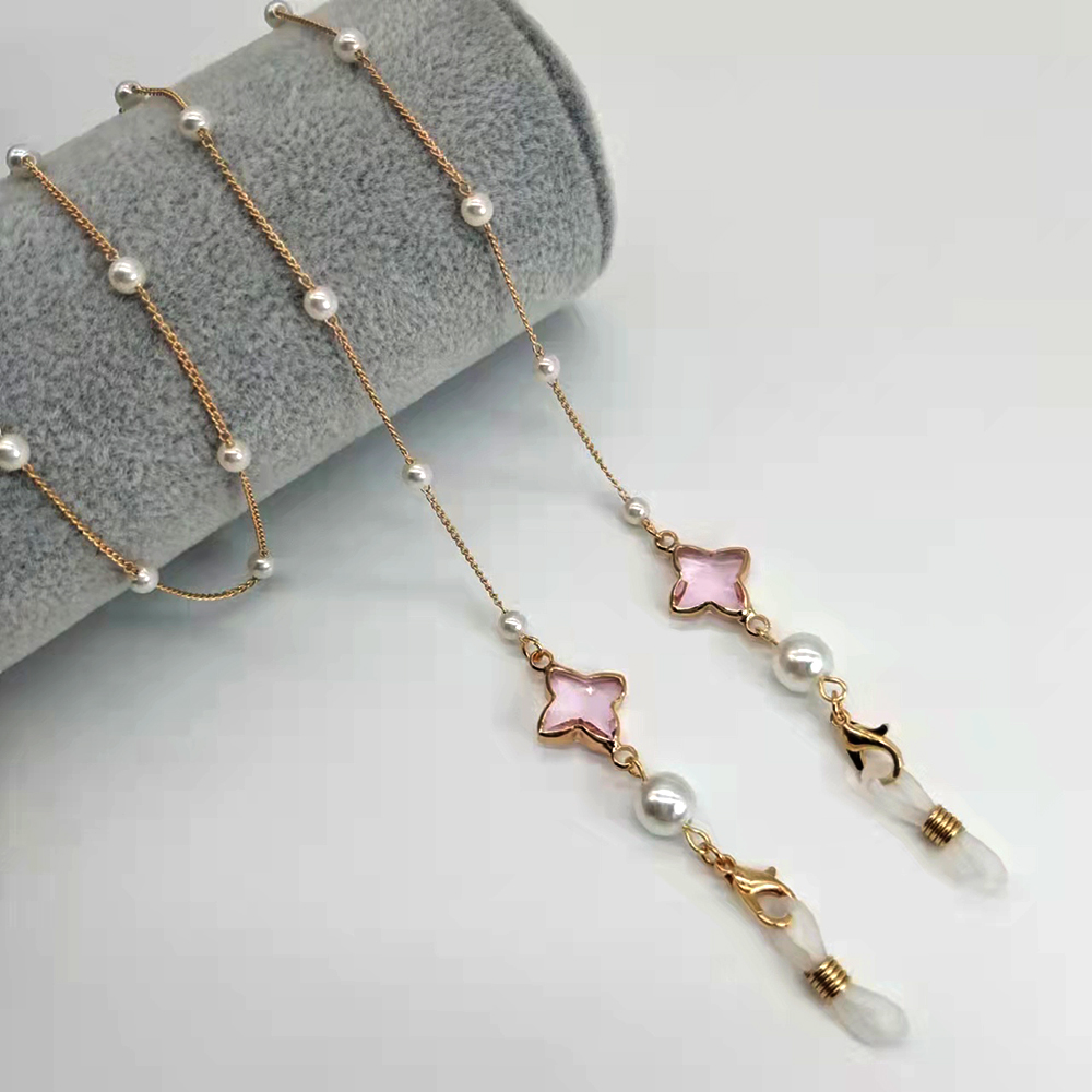 Mulheres óculos corrente de pl - Mask Chain Holder avaliação e preço