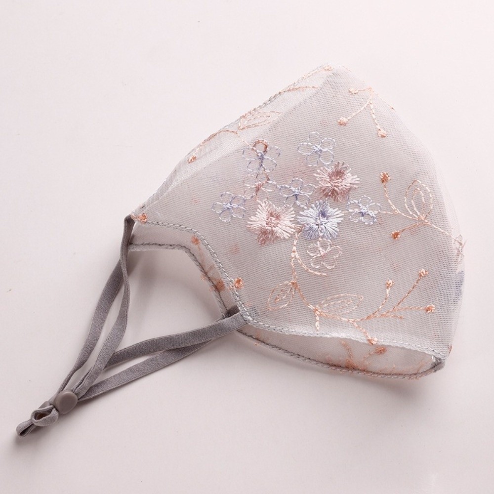 Máscara clássica com bordado d - Cloth Face Mask Washable avaliação e preço