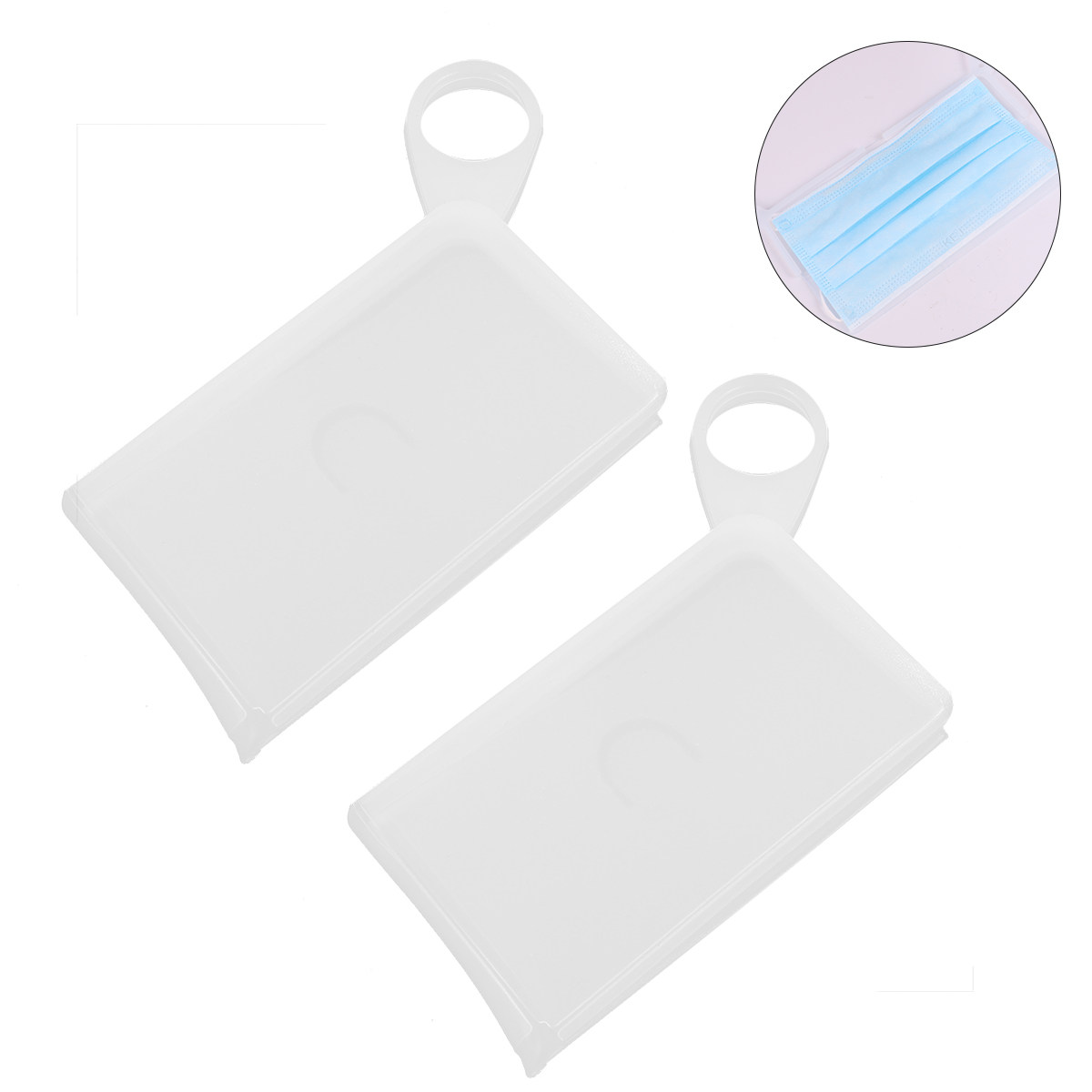 2 Peças de Caixa de Armazename - Face Mask Storage Box avaliação e preço