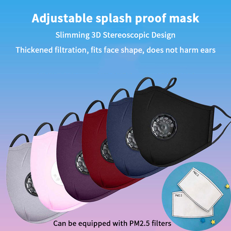 Máscaras contra poeira PM2.5 a - Cloth Face Mask Washable avaliação e preço